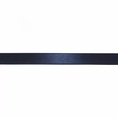 Лента атласная темно-синяя, 2 см 