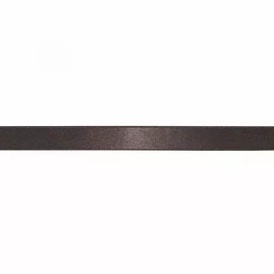 Лента атласная коричневая, 2 см 
