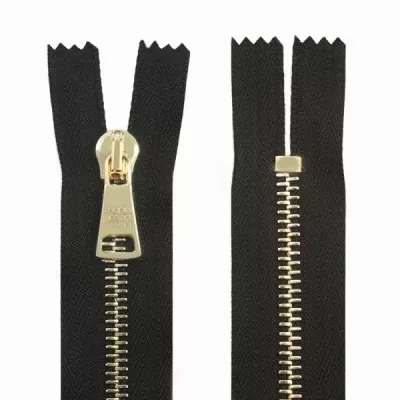 Блискавка Lux метал 12 см тип 5, цвії 580 чорн.