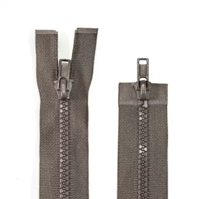 Блискавка Lux світло-коричнева, 112 см