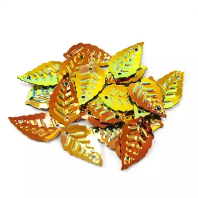 Паєтка листок, золото