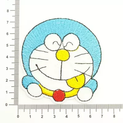 Клейова аплікація веселий кіт блакитний