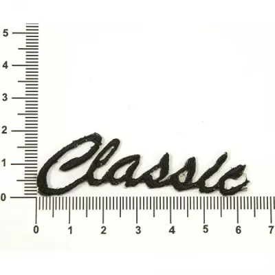 Аплікація клейова Classic чорна