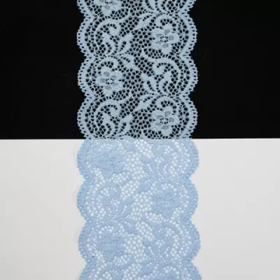 Мереживо арт.176 блакитне,стрейч .шир. 7 див.