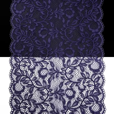 Кружево франц. арт. 630 фиолет, шир. 24 см
