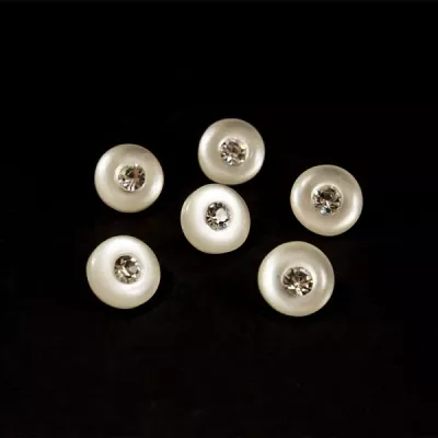 Пуговица блузочная + стразик D 10 мм уп. 100 шт. (1)