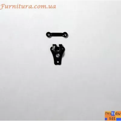 Гачки пришивні спідничні чорні