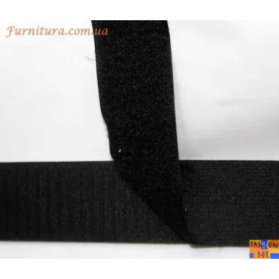 Липучка 4 см чорна