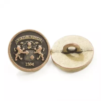 Гудзик бронза металева, 14 мм