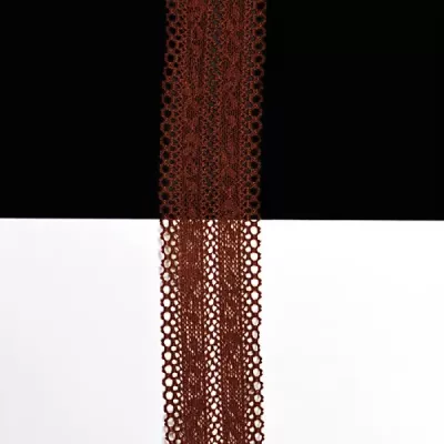 Кружево темно-рыжее, 3 см 