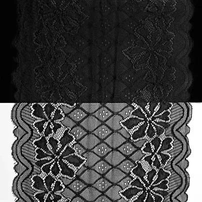 Кружево черное, 24 см