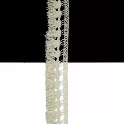 Кружево Кроше арт 126 натуральн., 3 см.