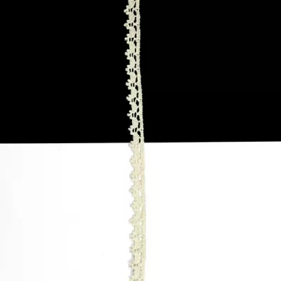 Кружево Кроше натуральное, 1 см