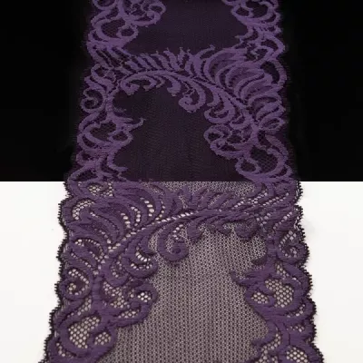Кружево Италия фиолетовое, 14 см