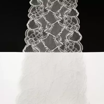 Кружево Италия белое, 16 см