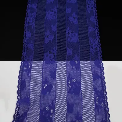 Кружево Италия васильковое, 19 см