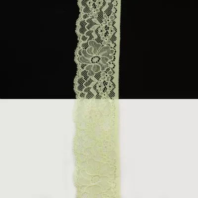 Кружево Италия нежный лайм, 4,5 см