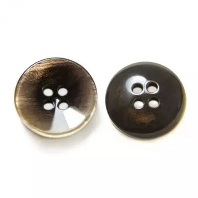 Ґудзик коричневий, 16 мм