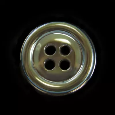 Пуговица D 16 мм, зеленая 