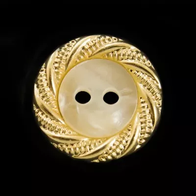 Ґудзик золотий, 16 мм