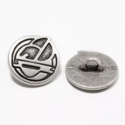 Гудзик сталевий, 16 мм