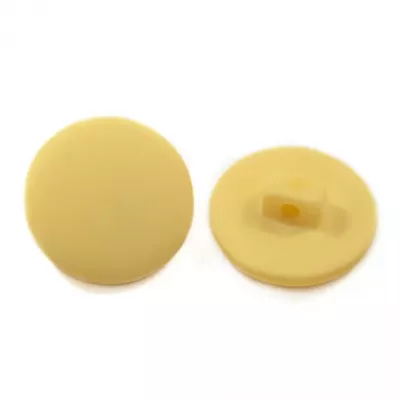 Ґудзик жовтий, 18 мм
