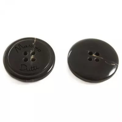 Ґудзик коричневий, 20 мм