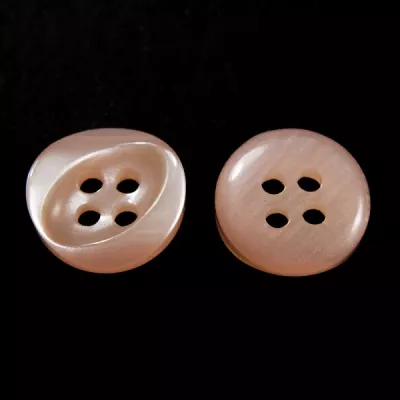 Пуговица светло-розовая, 12 мм. 