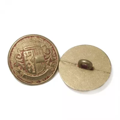 Гудзик метал латунний, 20 мм