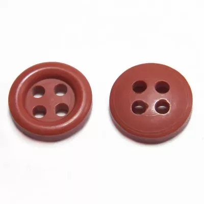 Пуговица бордовая, 10 мм
